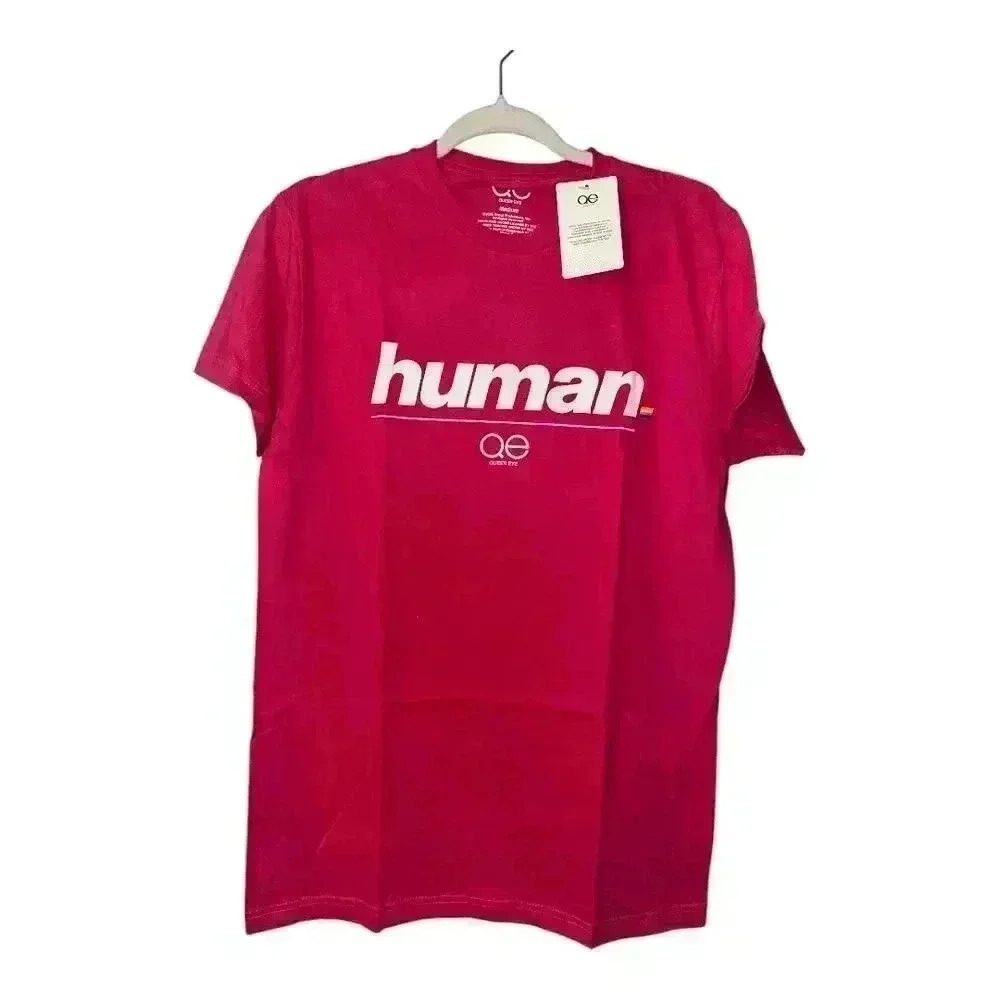 Queer Eye Magenta Womens‎ Human Pride T-Shirt, Medium